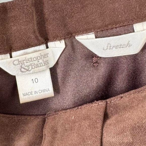 Christopher & Banks Dark Brown Faux Suede Skirt - Picture 8 of 8